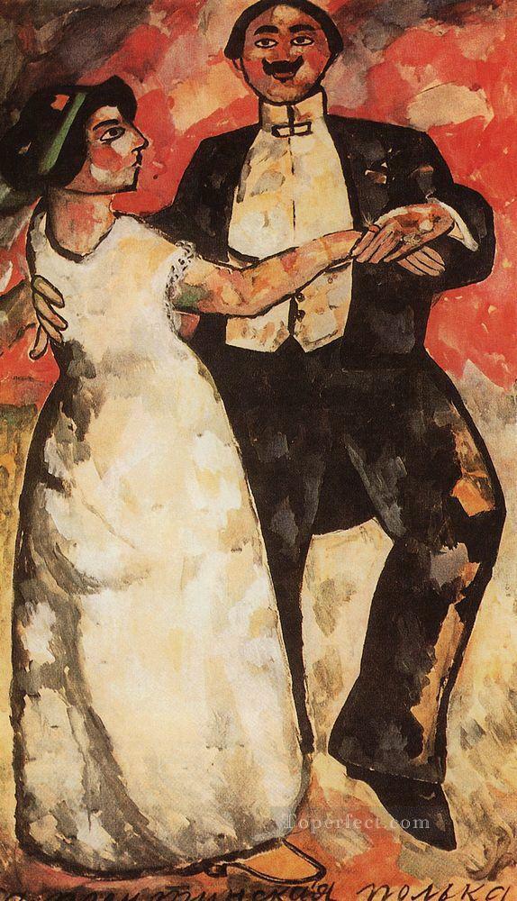 アルゼンチンのポルカ 1911 カジミール・マレーヴィチ油絵